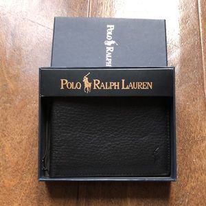 Polo Ralph Lauren black leather men’s wallet
